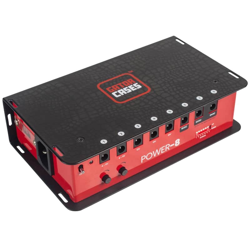 Gator Cases Pedal Board Power Supply with 8 Isolated Outputs image 1