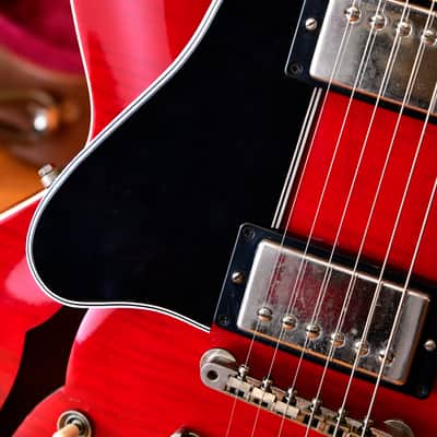 1998 Gibson ES-335 Dot Left-Handed - Cherry Red image 10
