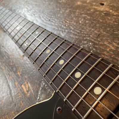 Vintage 1986 Fender Telecaster 1962 Custom Reissue Piano Black FujiGen Built image 12