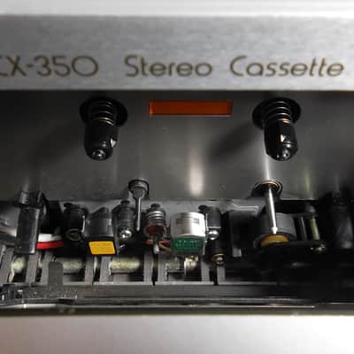 1982 TEAC CX-350 Silverface Stereo Cassette Deck New Belts & Serviced 08-2021 Very Good #290 image 13