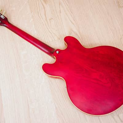1978 Greco SA-550 Vintage Semi-Hollowbody Guitar Cherry 335 | Reverb