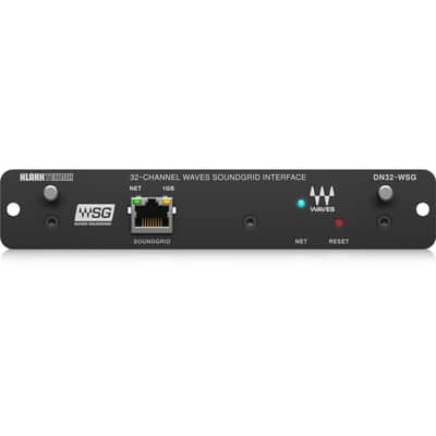 Klark Teknik DN32-WSG Expansion Card for 32-Channel Low-Latency AoIP in WAVES SoundGrid Networks image 1