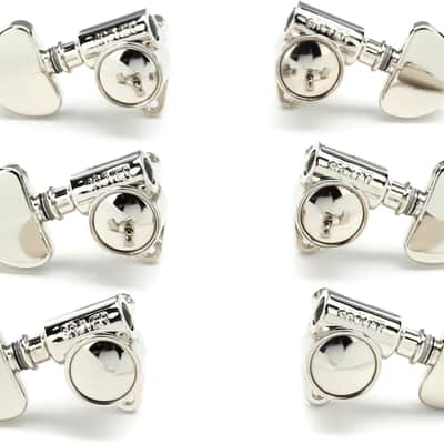 Grover 102NV Original "Milk Bottle" Style Rotomatics Tuning Machines Set - Nickel image 1