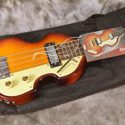 Hofner Contemporary Series Shorty Violin Bass - Burst Finish image 12