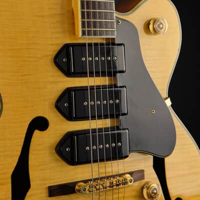 2003 Epiphone Zephyr Blues Deluxe Natural image 10