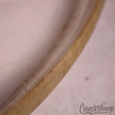 Leedy Superior Hardwhite Snare/Tom 15"Calf Skin Drum Batter Head Vintage 30s USA image 4