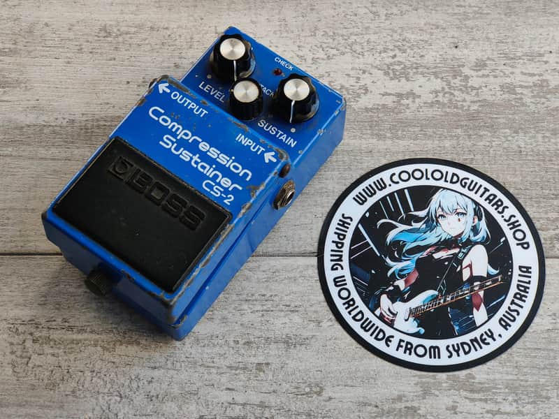1983 Boss Japan CS-2 Vintage Compression Sustainer Pedal | Reverb