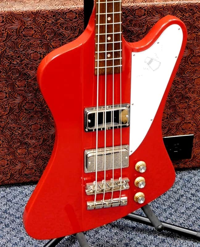 2024 Epiphone Thunderbird '64 Electric Bass Guitar w/ Gig Bag! Ember Red! VERY NICE!!! image 1