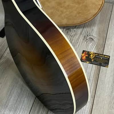 Kentucky KM-270 Deluxe Oval Hole A-Style Mandolin WITH Matching Kentucky Deluxe Gig Bag– Vintage Sunburst - KM270 image 6