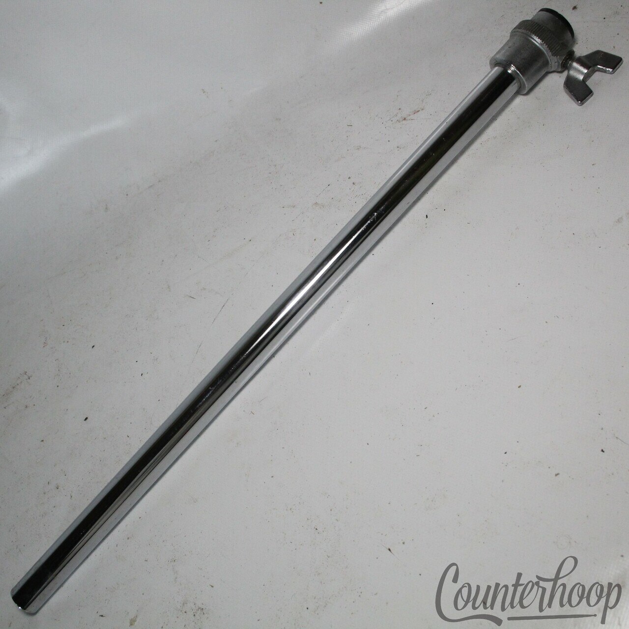 Yamaha Cymbal Stand Tube Straight Chrome Center 7/8" Receiver 3/4" Japan RC 9000 — main photograph