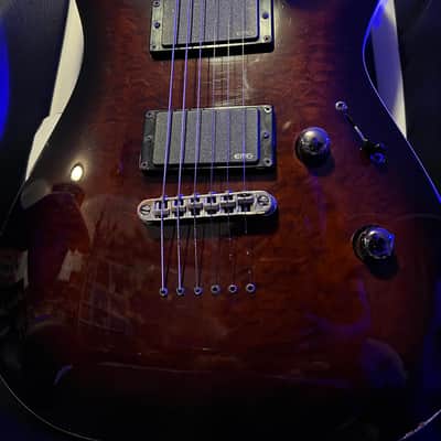 ESP LTD MH-350 NT 2010 - 2013 - Dark Brown Sunburst image 3