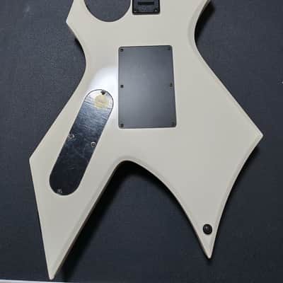 B.C. Rich Joey Jordison Signature Warlock Murderdolls - White Blood Splatter image 21