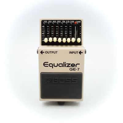 Boss GE-7 Equalizer Black Label 1994 Made in Taiwan ACA Guitar Effect Pedal BG18146 image 2