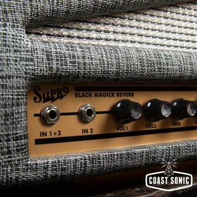 Supro 1696RTH Black Magick Reverb 25-Watt Guitar Amp Head image 4