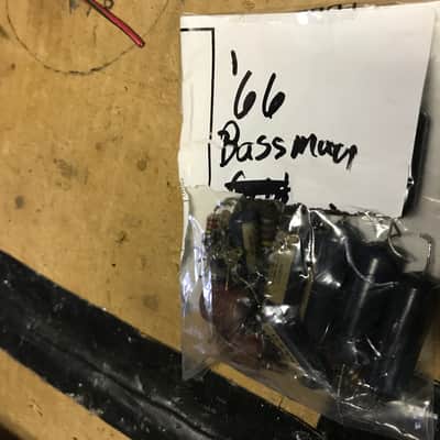 1966 Fender Blackface Bassman chassis only image 12