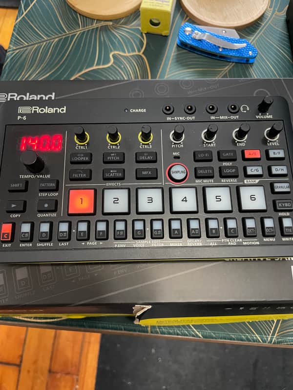 Roland P-6 AIRA Creative Sampler 2024 - Present Black