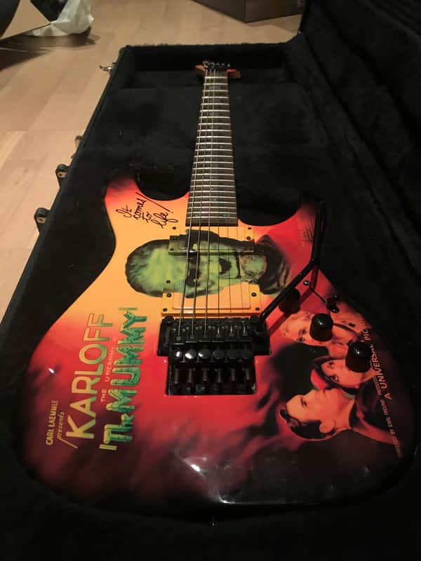 RARE! ESP KH-2 MUMMY Kirk Hammett signature image 1