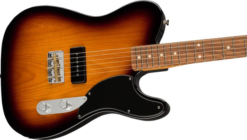 Fender Noventa Telecaster Guitar Pau Ferro Fingerboard, 2-Color Sunburst w/ Fender Deluxe Gigbag