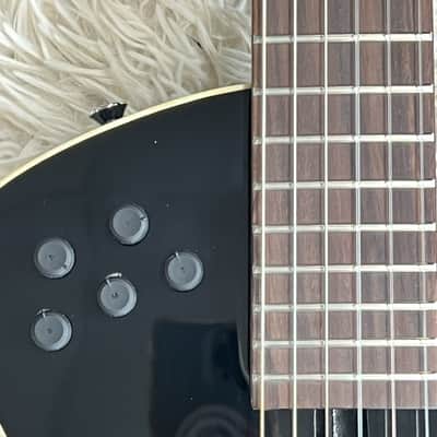 Tagima Modena I Hybrid Acoustic Electric Nylon String Guitar, Gloss Black image 8