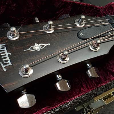 Taylor 317e Grand Pacific USA BRAND NEW! V-Class American Dreadnaught Natural Spruce Flame Mahogany Acoustic-Electric Limited Model Guitar with Custom Paisley Hard Case image 6