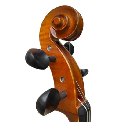 Wider Body Cello 4/4 Full size maple wood, Strong Big rich sound,spirit varnish image 9