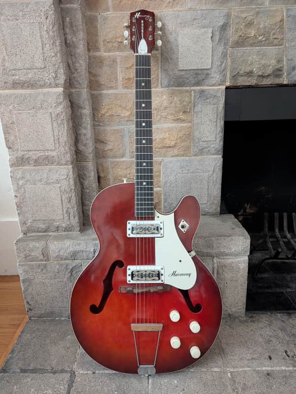 Harmony H54 Rocket 1960s - Red Sunburst image 1