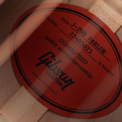 Gibson Custom J200 Parlor Antique Natural #22405025 image 11