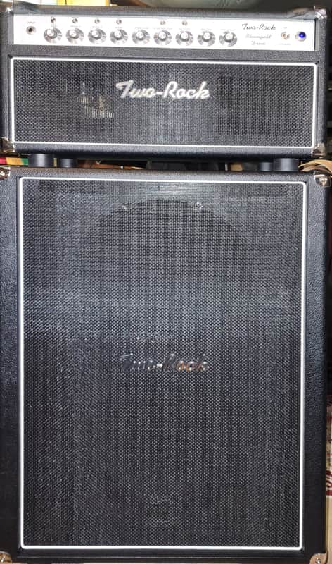 Two Rock Bloomfield Drive 100W Head + Matching 2x12 Cabinet - Black Tolex - Excellent Condition! image 1