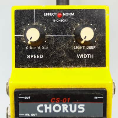 Maxon CS-01 Chorus Made in Japan Guitar Effect Pedal 190964 image 3