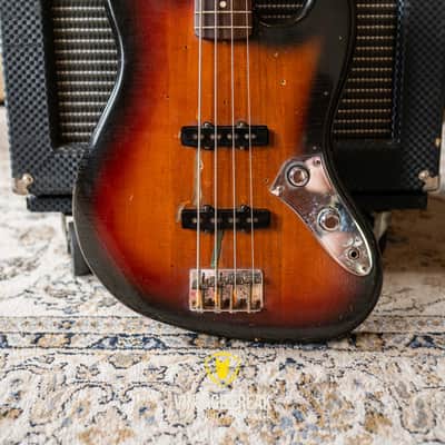 Fender Fullerton Jazz Bass Stacked Knob 80's - Sunburst image 3