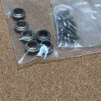 Grover Sta-Tite 3x3 Tuners w/ Bushings and Screws 50’s/60’s  - Nickel image 5