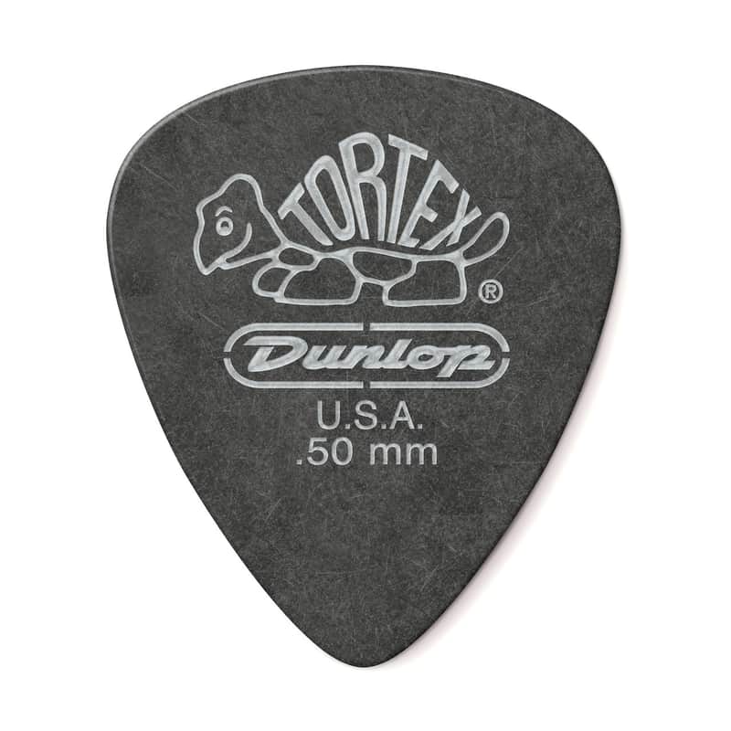 Dunlop TORTEX® PITCH BLACK STANDARD PICK .50MM - 72pk image 1