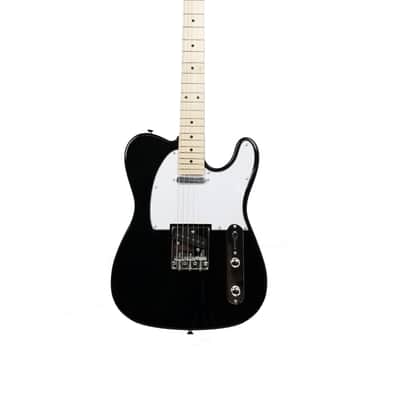Aria Pro II Electric Guitar Black, Maple Fingerboard image 1
