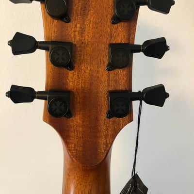 LAG Tramontane series OM T500A Natural Finish Acoustic, Solid Sitka Spruce Top image 6