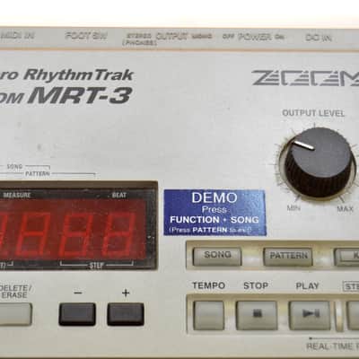 Zoom MRT-3 Micro Rhythm Trak Drum Machine + Power Supply + Footswitch image 4