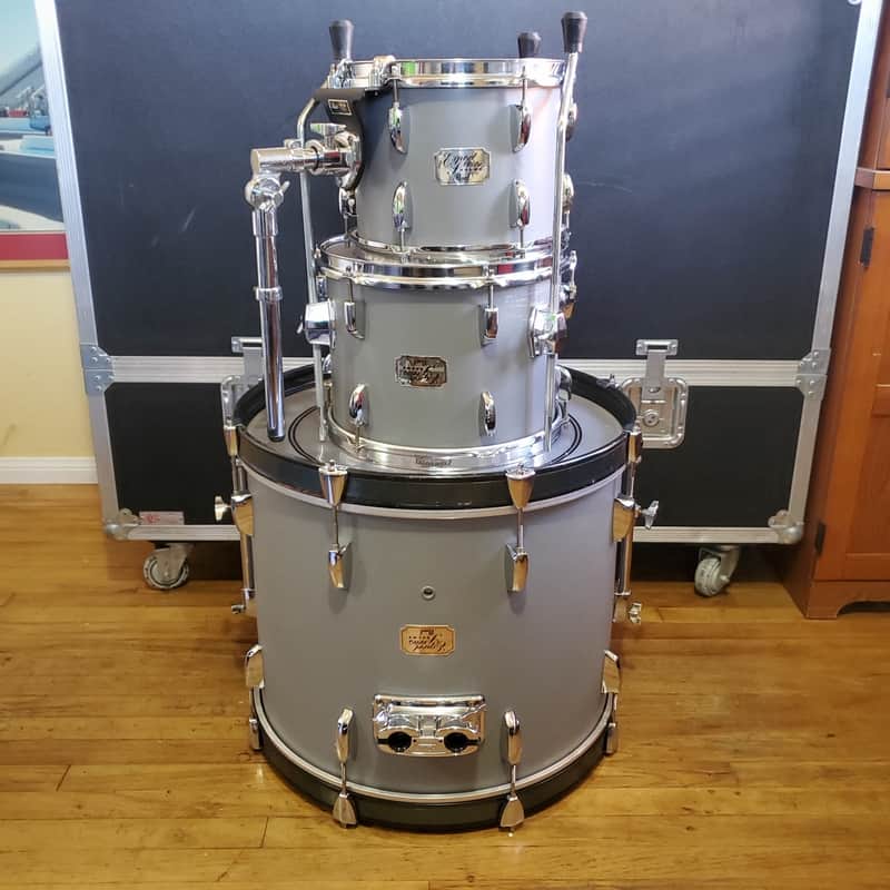 Pearl Export Series Drumset Portable Kit Grey Drumkit Excellent Conditions image 1