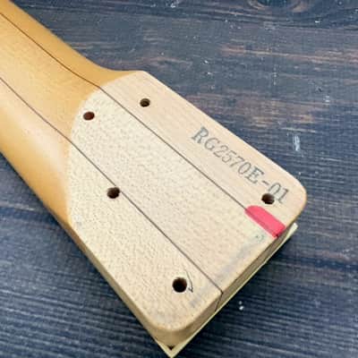 2006 Ibanez Prestige RG2570E Neck Smoke Mirror Sharktooth Inlays Made in Japan image 18
