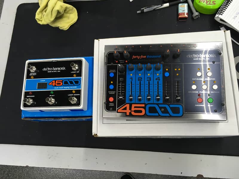 Electro-Harmonix 45000 Stereo Multi-Track Looper with Foot Controller 2013 - Present - Silver / Black image 1
