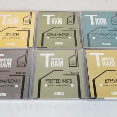 Korg T-Series Sound Library RAM Disks, Pack of 6, Very Rare! image 1