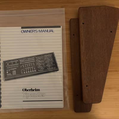 Oberheim Xpander Owner’s manual + Original wood sides