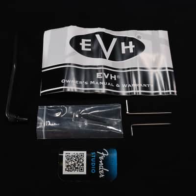 EVH Striped Series Frankenstein Frankie Electric Guitar - Black with Yellow Stripes, Relic 065 image 13
