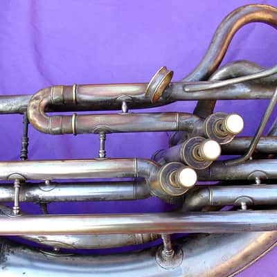 Vintage  Conn 32K "Naked Lady" sousaphone image 2