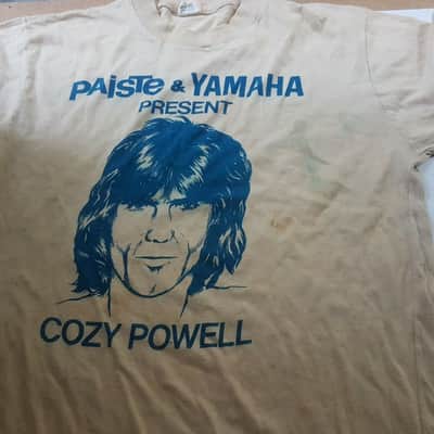 1982 Cozy Powell Drum Clinic T Shirt image 1