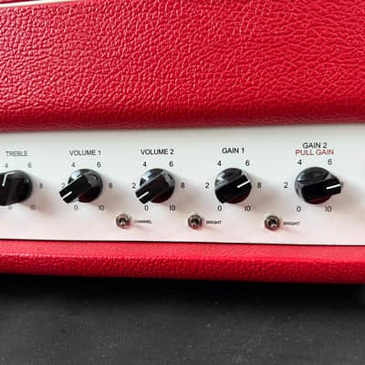 Friedman JEL-50 Jake E. Lee Signature 2-Channel 50-Watt Guitar Amp Head (2024 - Present) - Red image 10