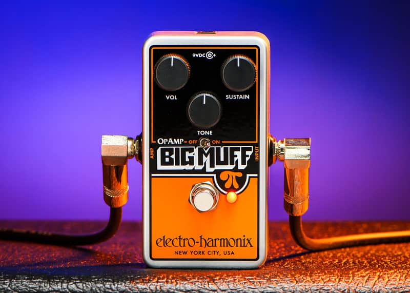 Electro-Harmonix Op Amp Big Muff Pi 2017 - Present - Black/Orange image 1