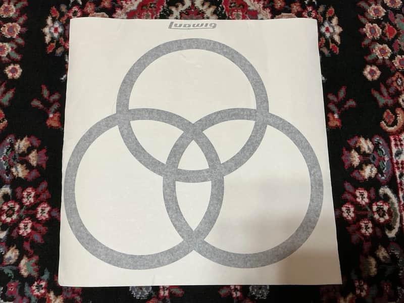 Ludwig John Bonham "BonZo"  Holy Trinity Graphic 26” For Bass Drum Head image 1