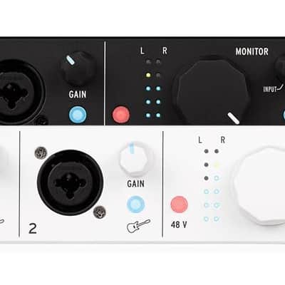 Arturia - MiniFuse 2 - Compact USB Audio & MIDI Interface with Creative Software for Recording, Production, Podcasting, Guitar - White image 5