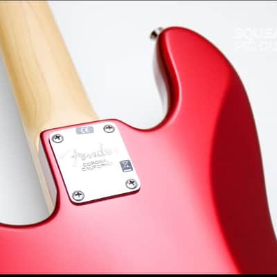 Fender Standard p bass 2006 - Chrome red image 10