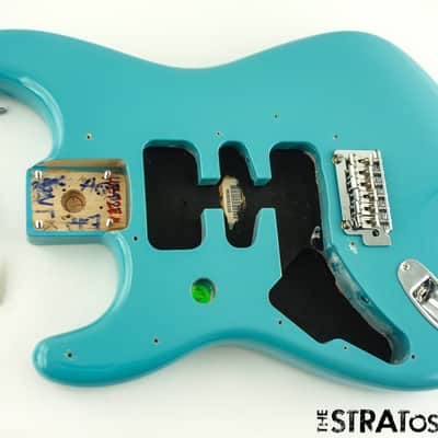 LEFTY Fender Player II Stratocaster BODY + HARDWARE Strat Alder Aquatone Blue image 1