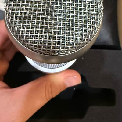 Audio-Technica AT3035 Large Diaphragm Cardioid Condenser Microphone 2010s - Silver image 5